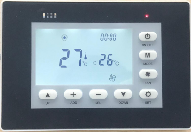 德福电子线控器面板 - 空调温控控制器操作面板